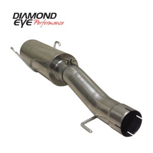 Dodge Ram 2500 Performance Exhaust - Diamond Eye Performance - Muffler Delete Pipe SS - `04-`07
